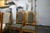 four kitchen chairs